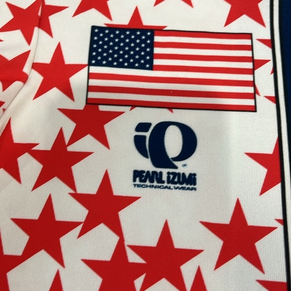 Men's Red Cycling Shirt - Picture 4 of 9